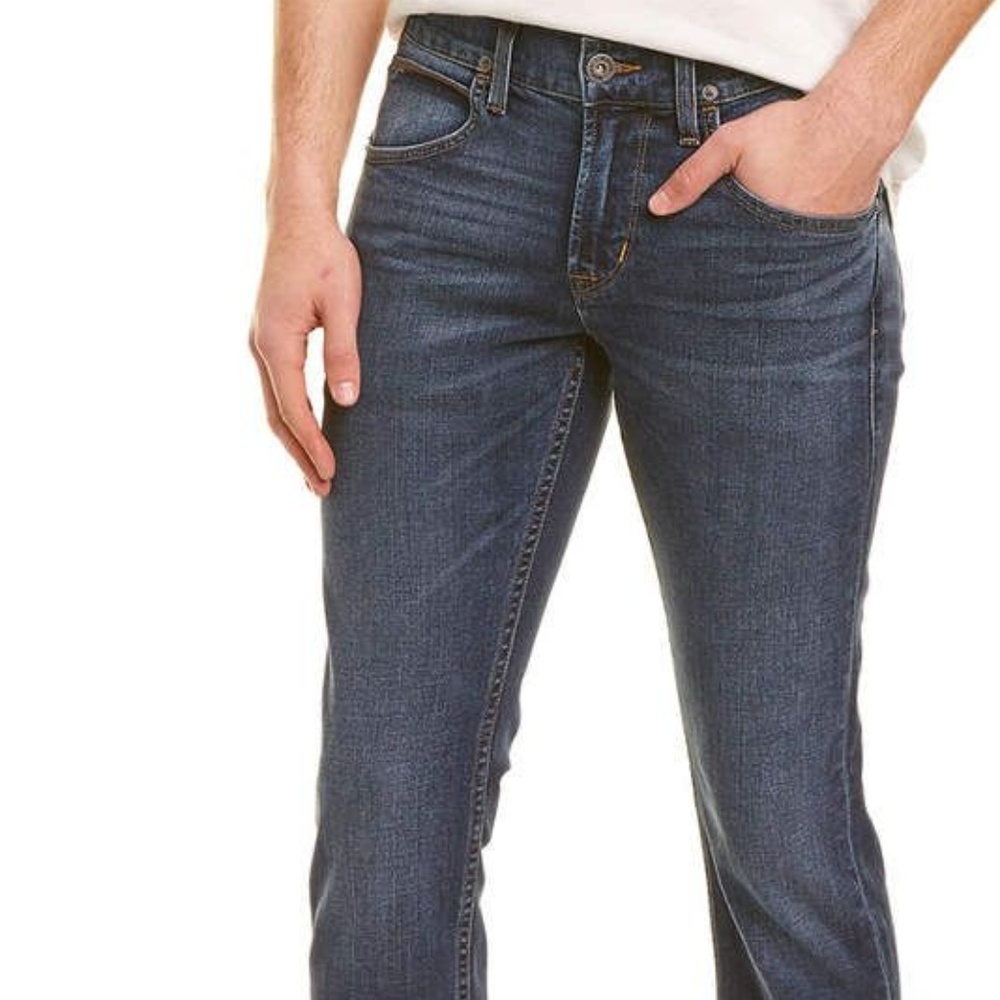 HUDSON BRYON FIVE POCKET STRAIGHT LEG JEANS